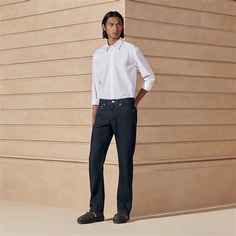 hermes mens jeans|hermes men's straight cut jeans.